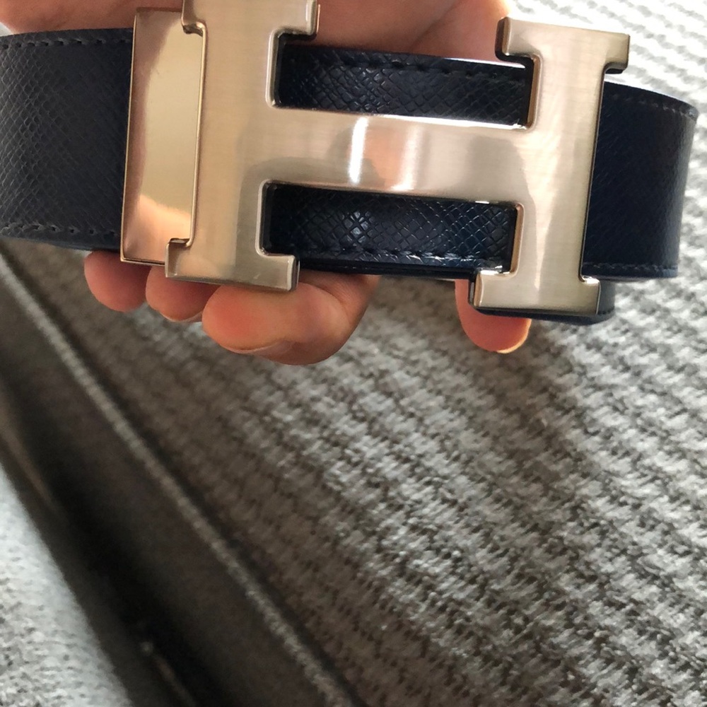 Hermes H Leather Belt